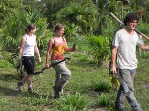 Danae_y_ecovoluntarios_sembrando-2 amazonie