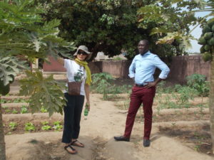 projet jardin potager collège en Casamance