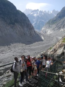 Sortie Mer de Glace des éco-délégués du collège Michel Servet