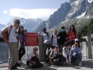 Sortie Mer de Glace des éco-délégués du collège Michel Servet