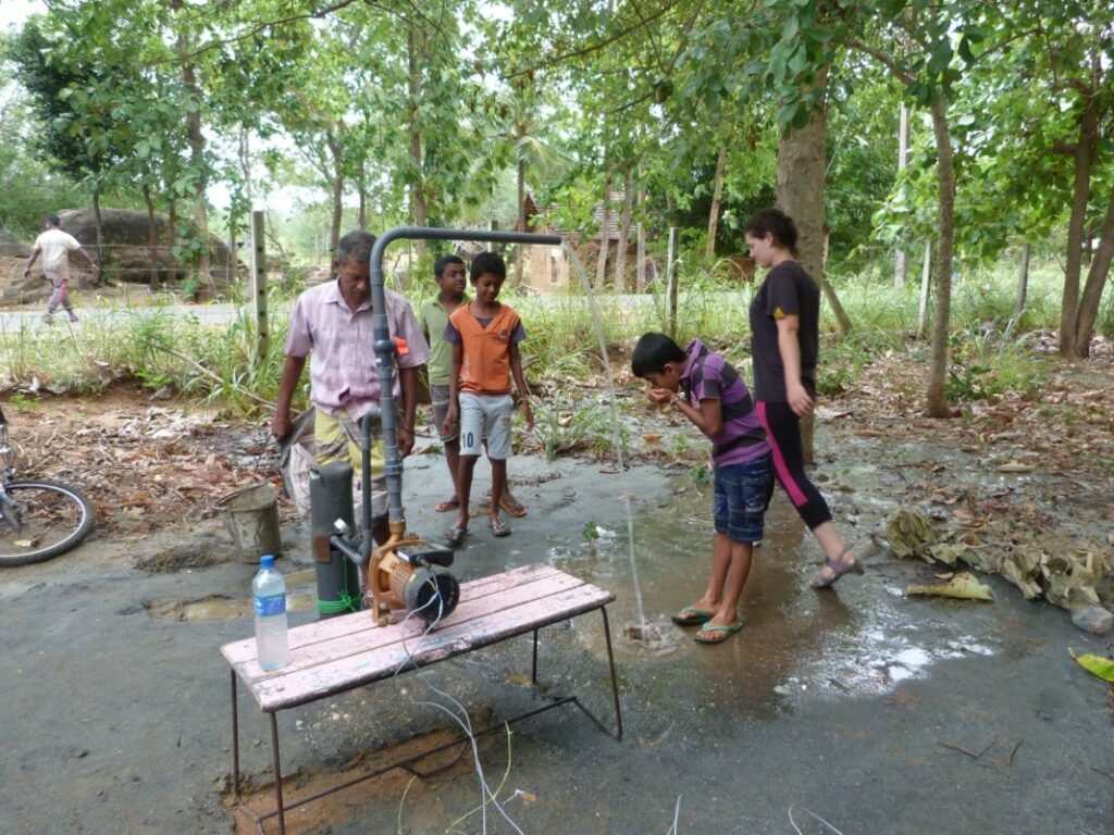 Arrivée de l'eau